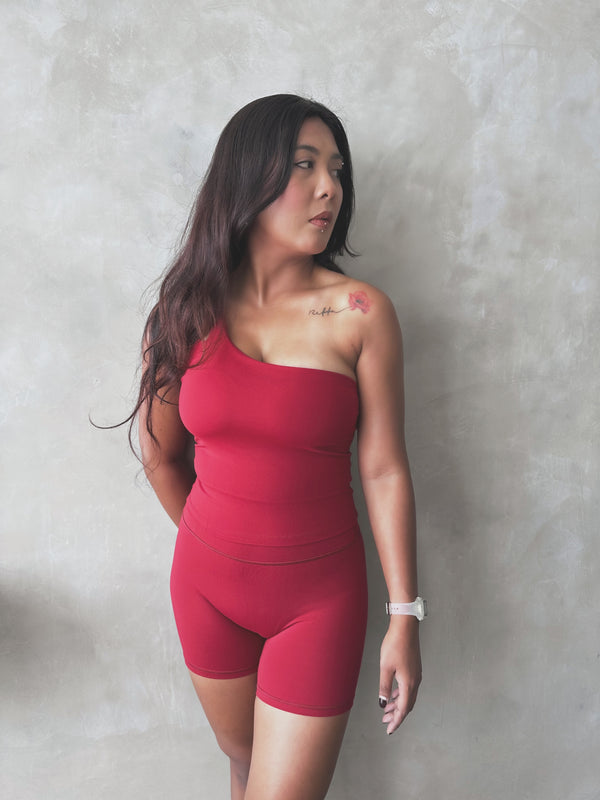 SELMA one shoulder bra tank