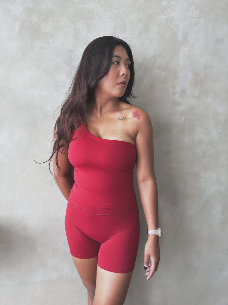 SELMA one shoulder bra tank