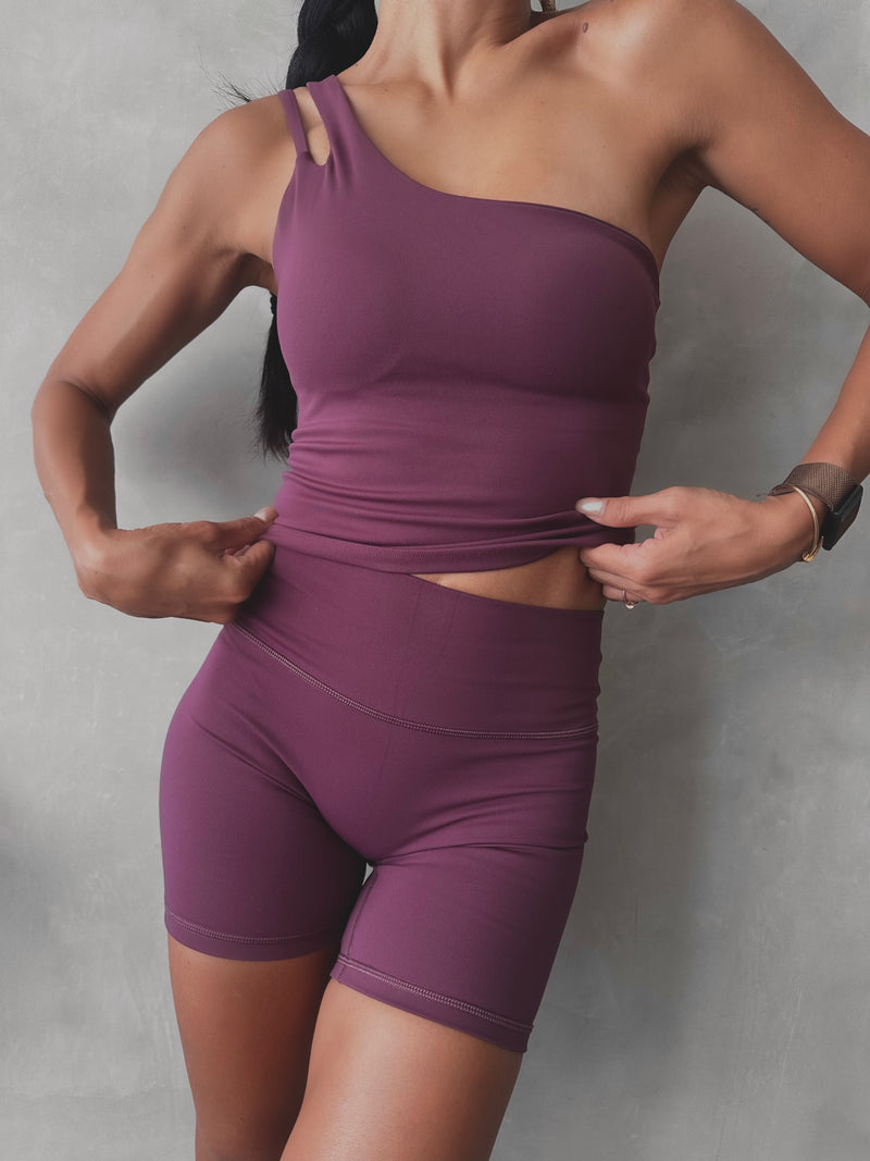 SELMA one shoulder bra tank