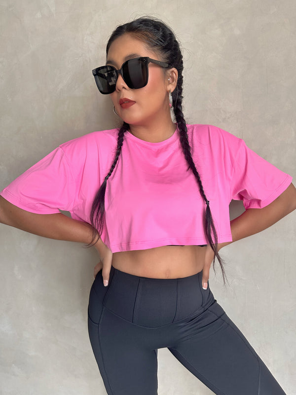 KAYLA oversized crop tee