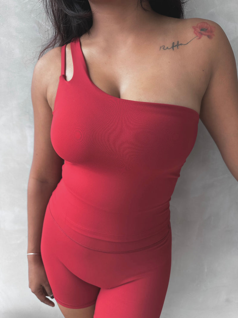 SELMA one shoulder bra tank
