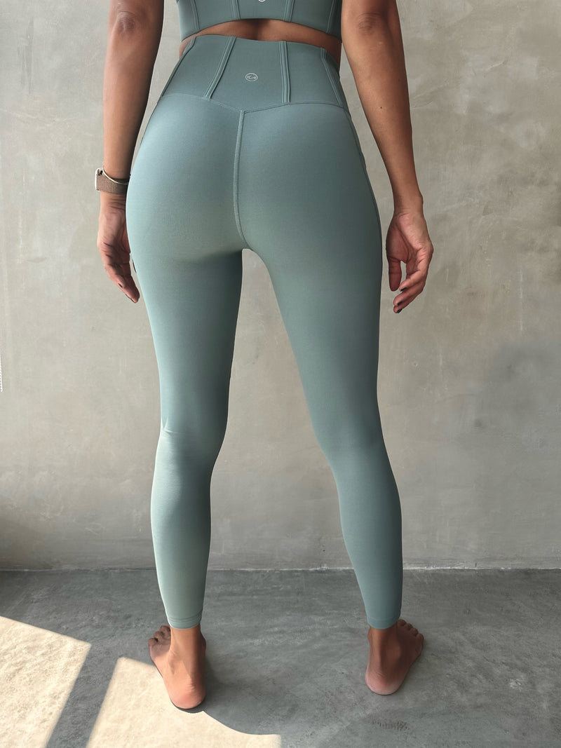 LEILA corset style pocket leggings