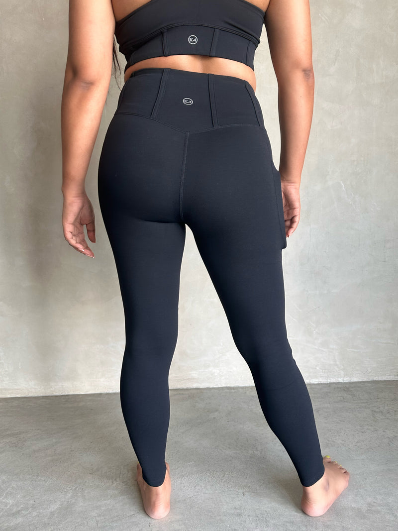 LEILA corset style pocket leggings