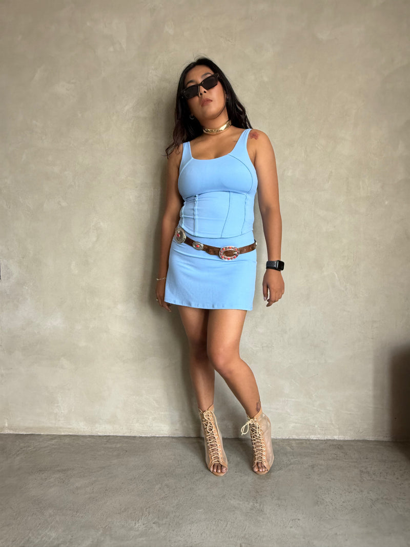 MIA corset style bra tank top