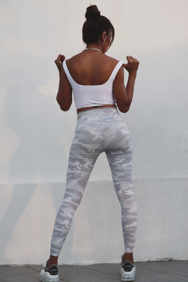 WHITE CAMO leggings (CLEARANCE -20%) – Ikadancewear