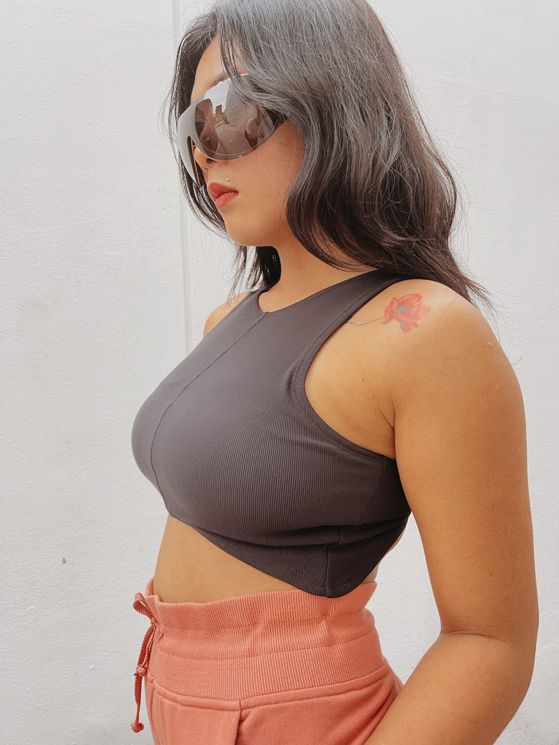 STELLA cropped bra tank - Ikadancewear
