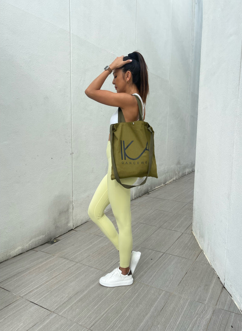 Slouchy canvas tote/sling/shoulder bag - Ikadancewear